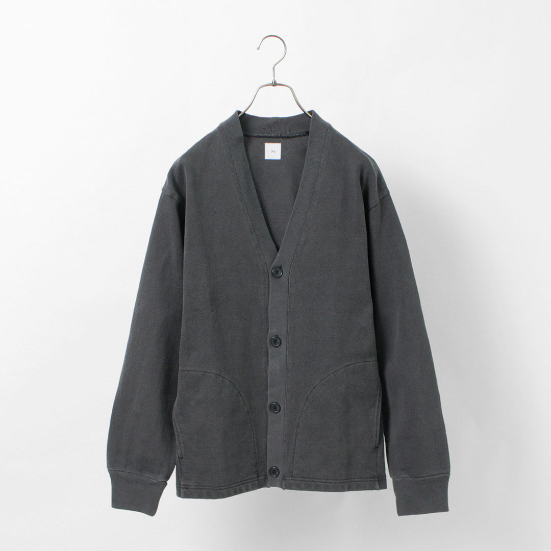 SI / Moss Stitch Pigment Cardigan