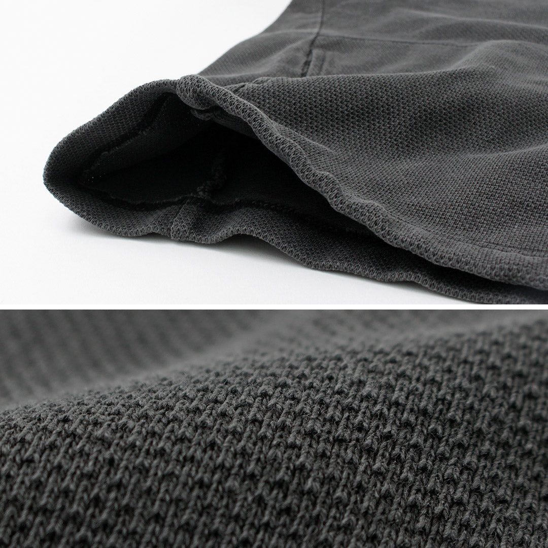 SI / Moss Stitch Pigment Cardigan