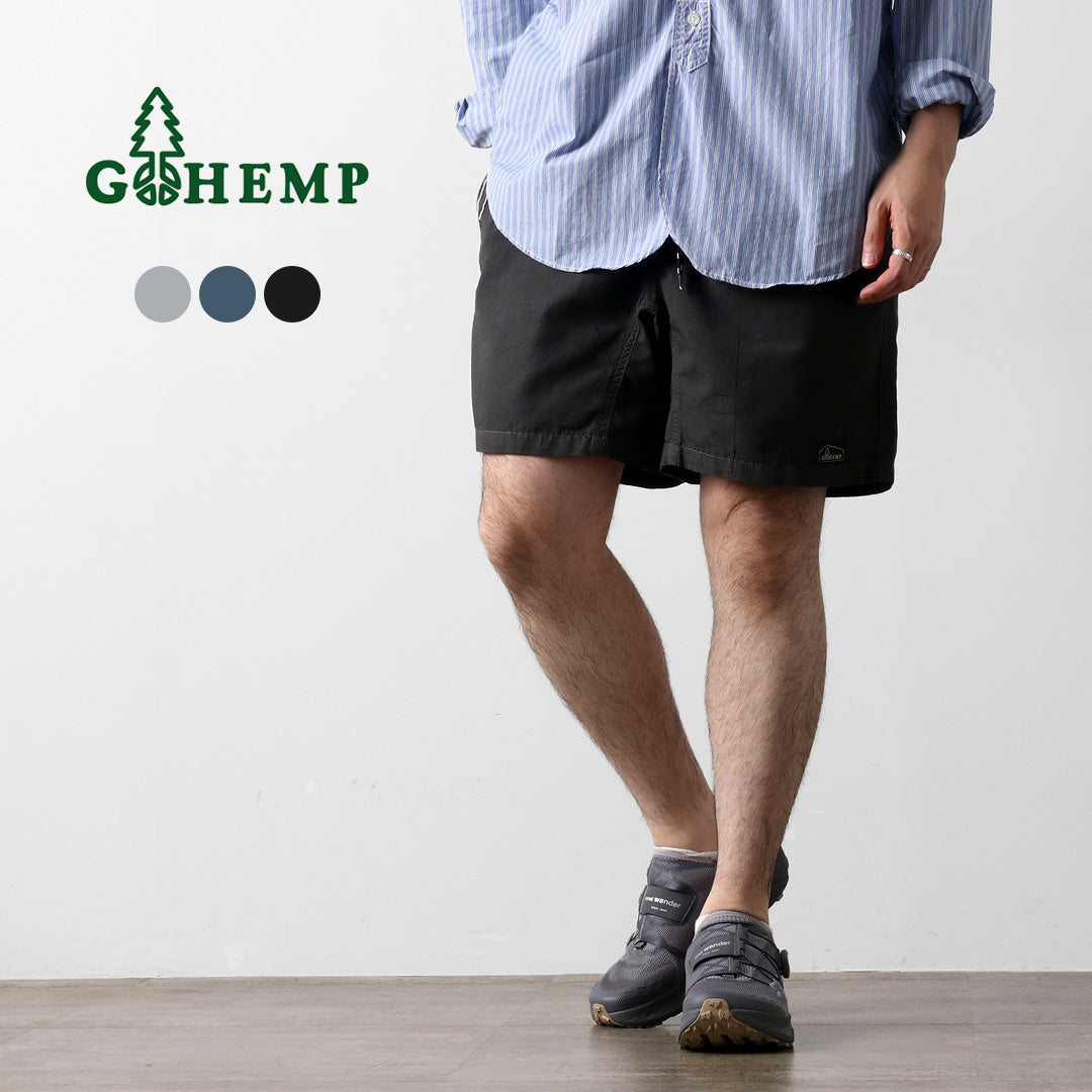 GOHEMP / HEMP JAM Shorts de chanvre Coton / Tissu de temps en polyester recyclé