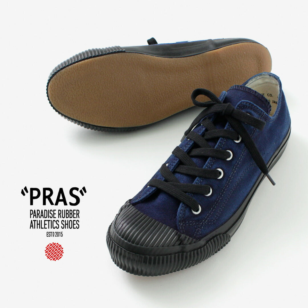PRAS / Shellcap Low Indigo Hand Dyed sneaker
