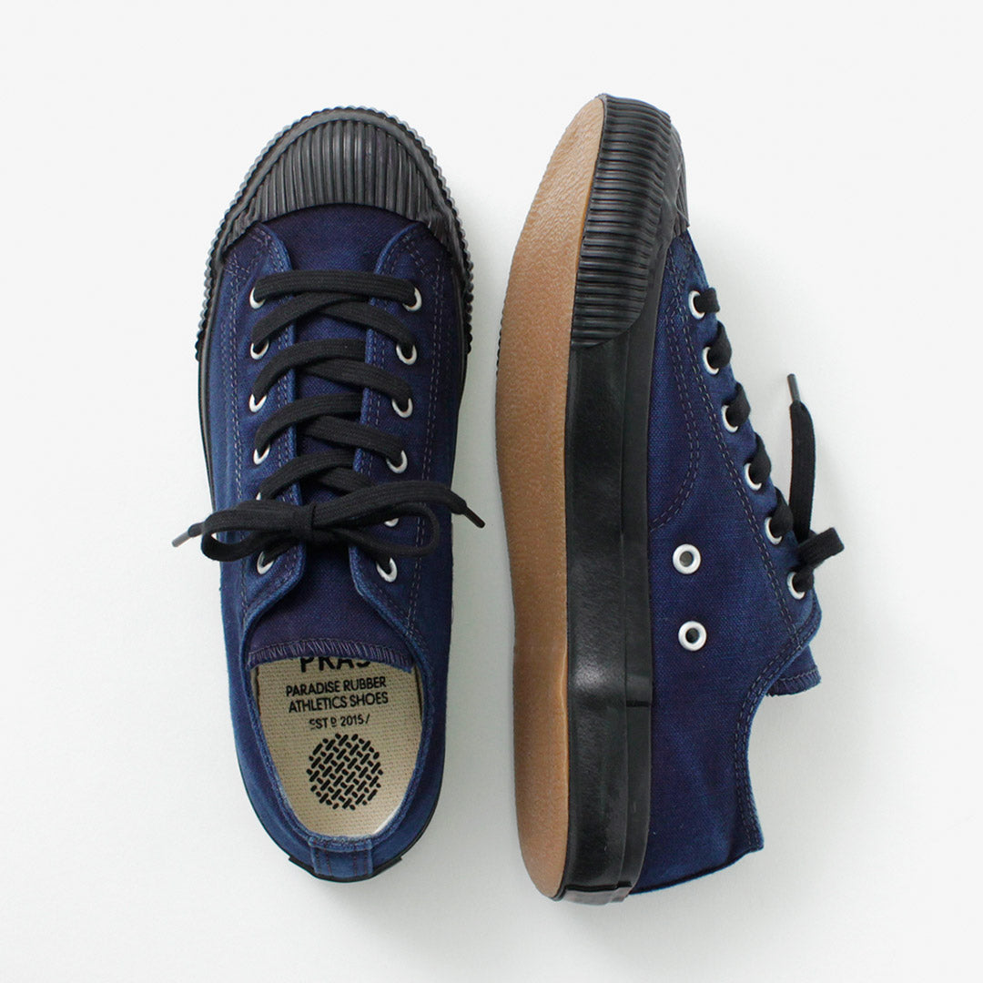 PRAS / Shellcap Low Indigo Hand Dyed sneaker