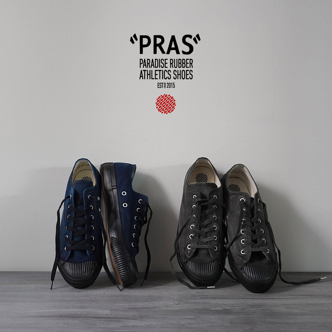 PRAS / Shellcap Low Indigo Hand Dyed sneaker