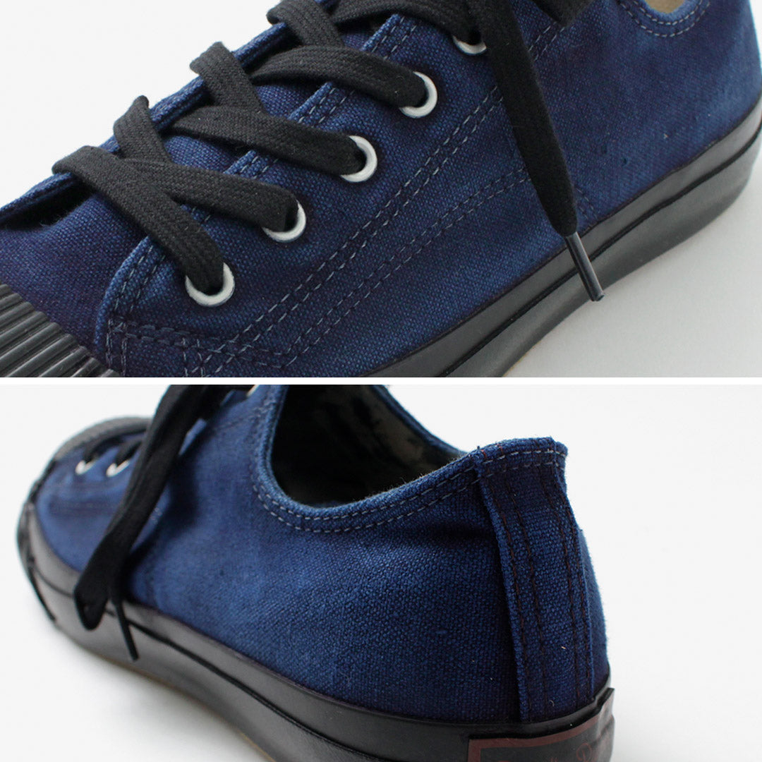 PRAS / Shellcap Low Indigo Hand Dyed sneaker