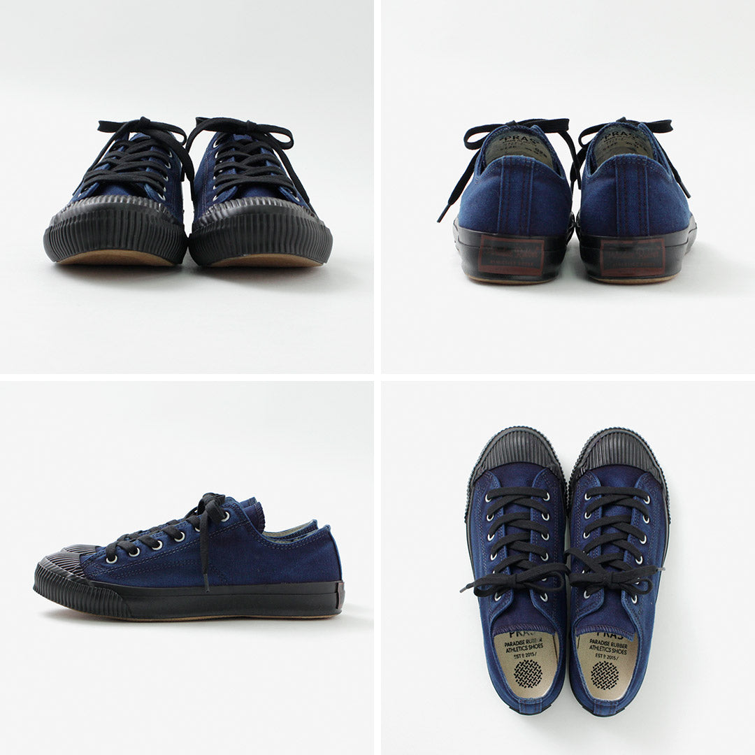 PRAS / Shellcap Low Indigo Hand Dyed sneaker