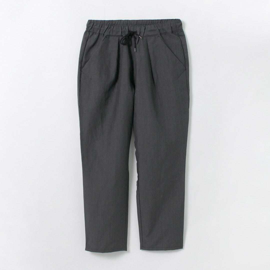 RE MADE IN TOKYO JAPAN / Cotton Linen Classic Tuck Pants