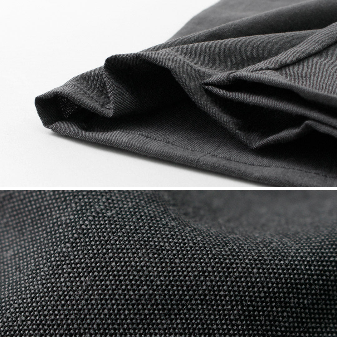 RE MADE IN TOKYO JAPAN / Cotton Linen Classic Tuck Pants