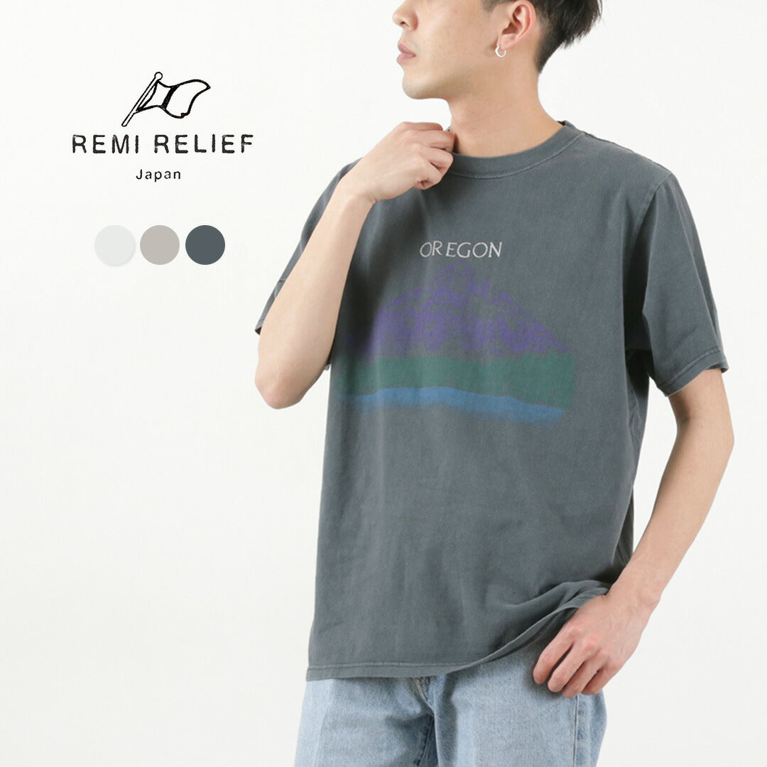 REMI RELIEF / HARD SP processing 20/- jersey regular T (OREGON)