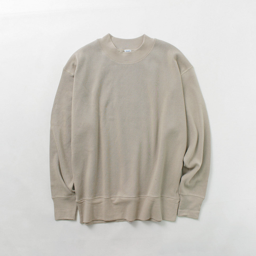 GICIPI / ORSO Crew Neck Ribbed Long Sleeve Milano Rib Knit Sewn