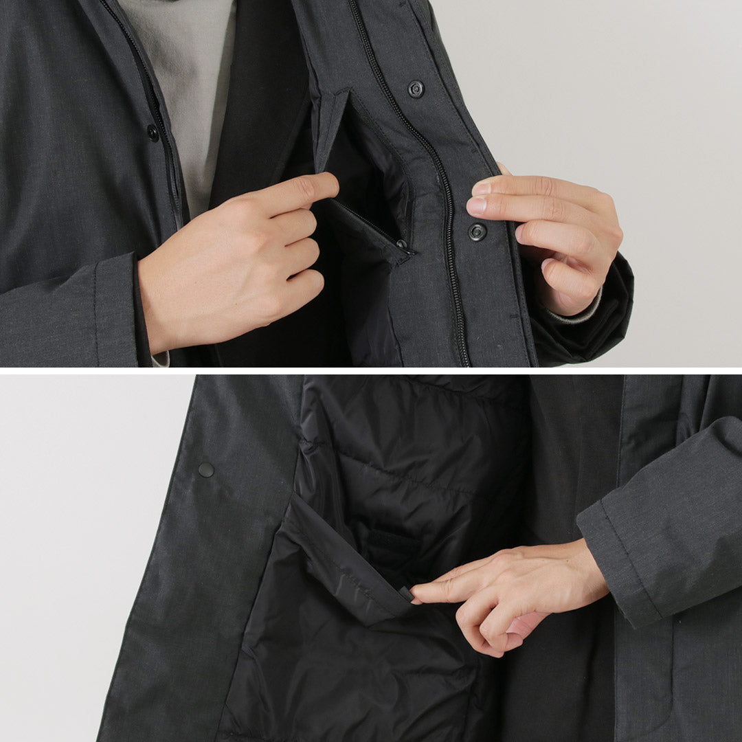 Nanga / down soutien collar外套耐火