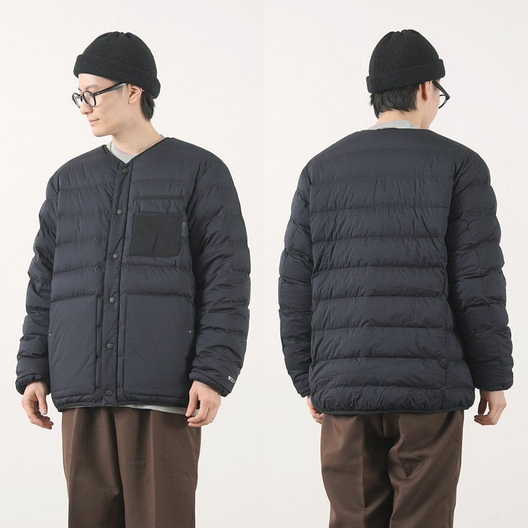 Plume alliée + cardigan en duvet réversible / réversible