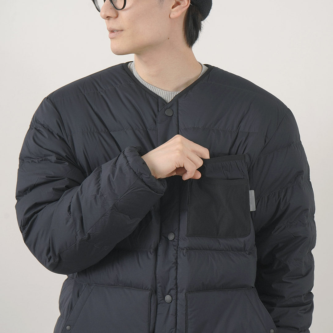 Plume alliée + cardigan en duvet réversible / réversible