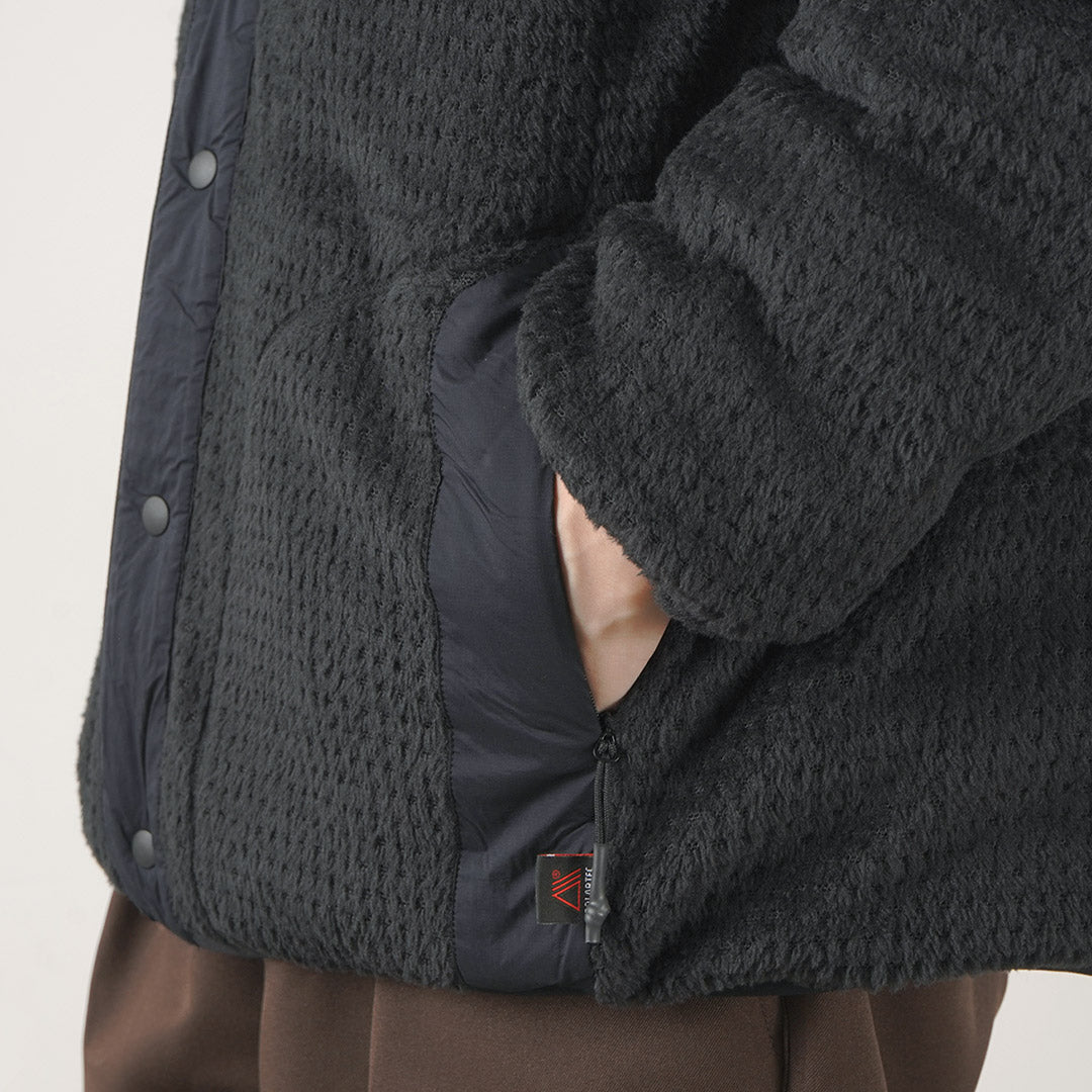Plume alliée + cardigan en duvet réversible / réversible