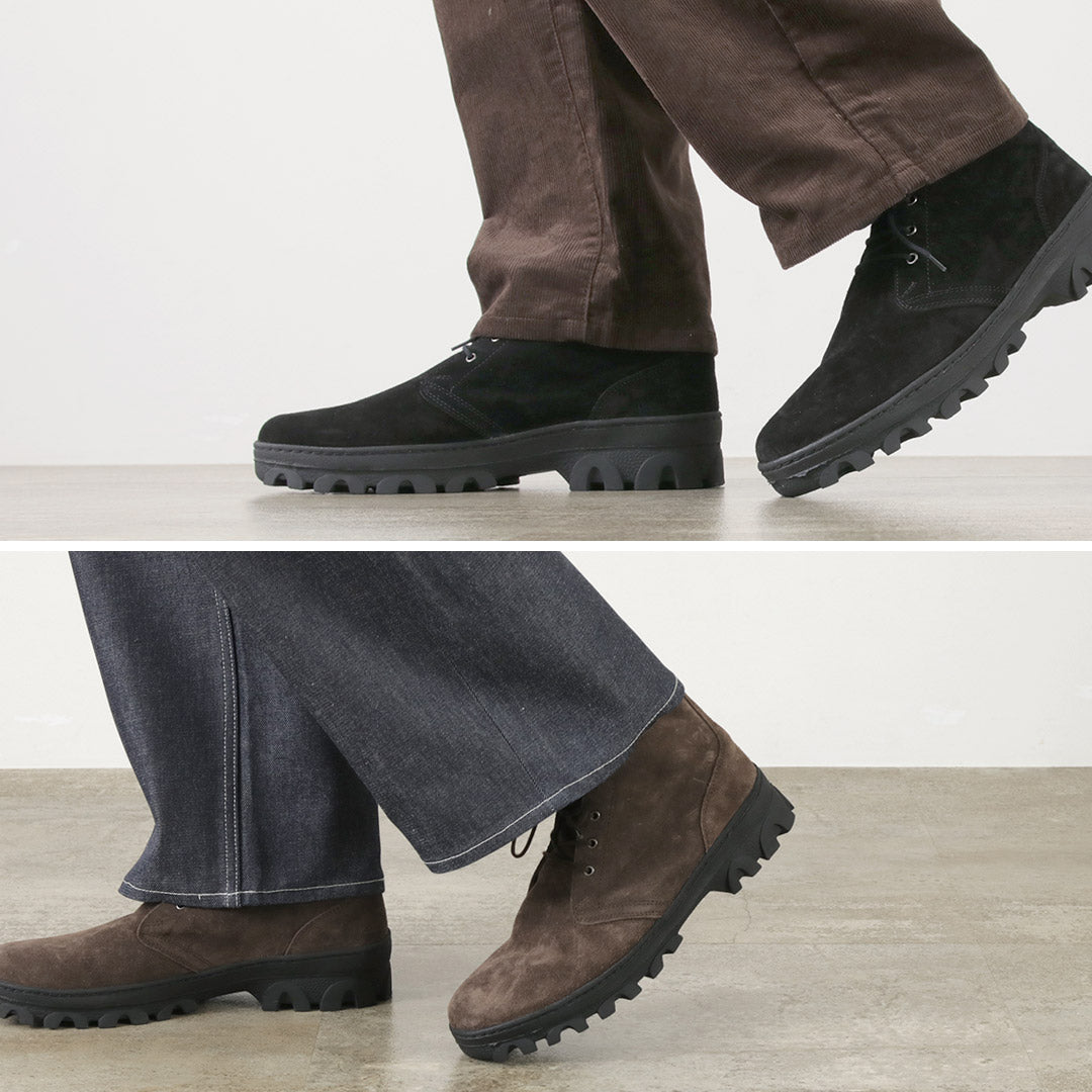 Reproduction des bottes en cuir de Chukka Military Found / Us Navy