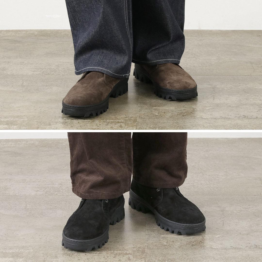 Reproduction des bottes en cuir de Chukka Military Found / Us Navy