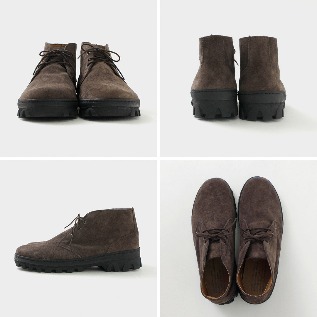 Reproduction des bottes en cuir de Chukka Military Found / Us Navy