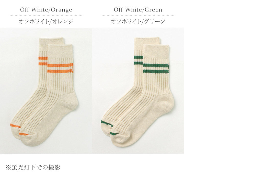 ROTOTO / Merino Lambswool Striped Socks