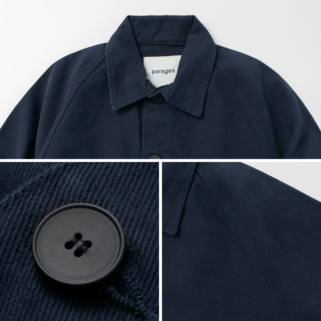 PARAGES / Coach Twill Overshirt Jacket