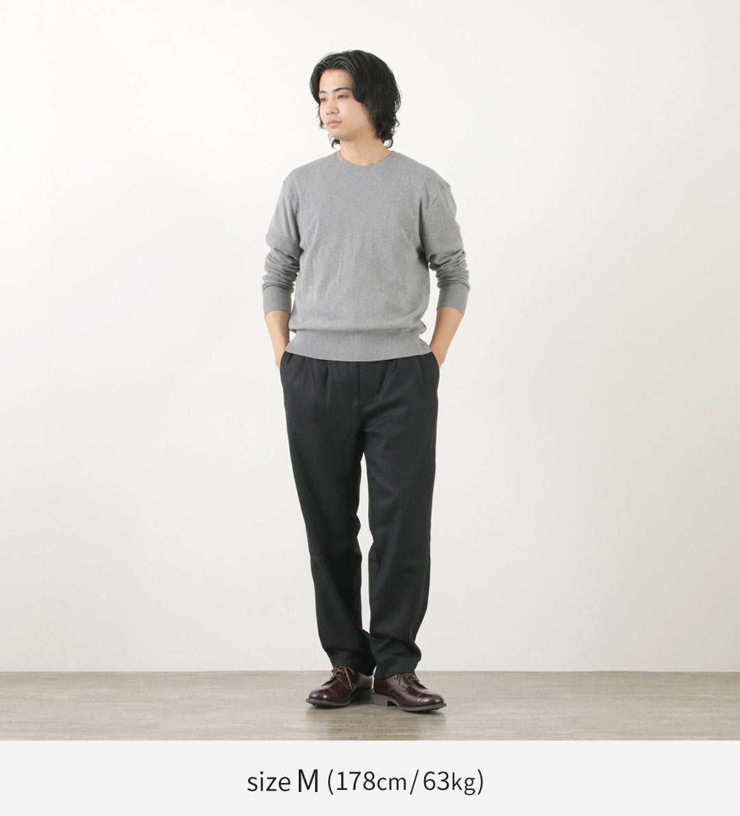 PARAGES / Double Pleats Wool Pants