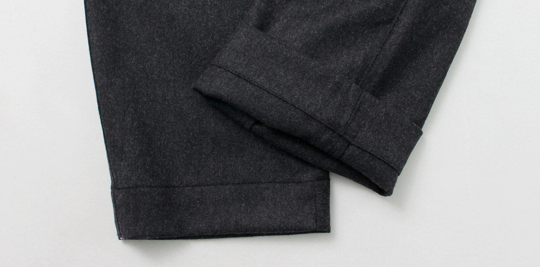 PARAGES / Double Pleats Wool Pants