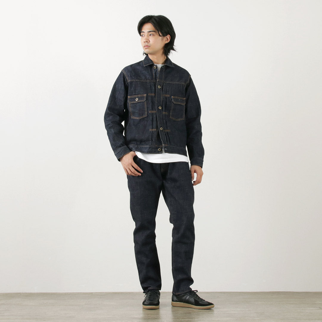 日本蓝色牛仔裤 /怪物牛仔夹克2nd Selvedge 6盎司