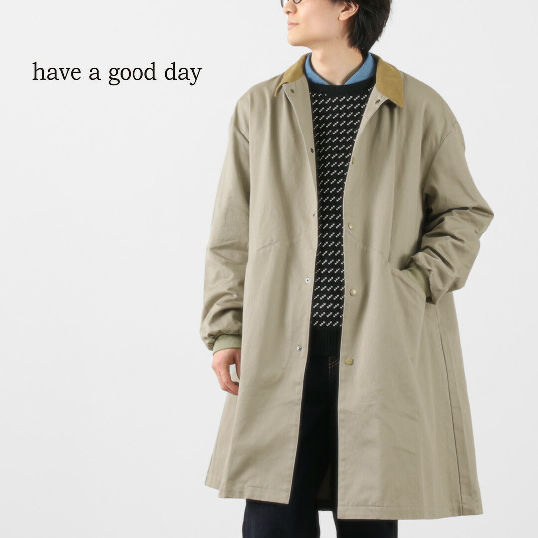Passez une bonne journée / manteau chino