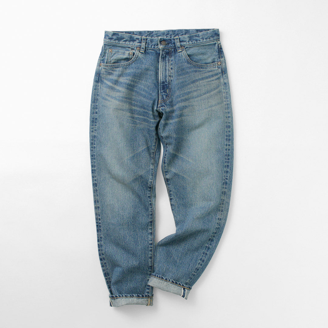 FOB FACTORY / F160 Selvedge 66 Jeans de mezclilla con 5 bolsillos