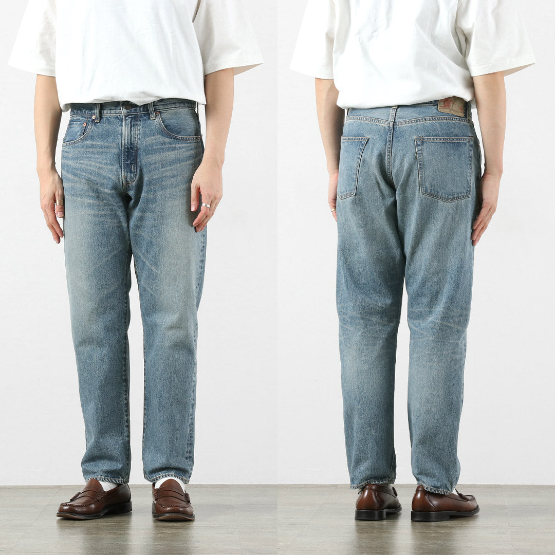 FOB FACTORY / F160 Selvedge 66 Jeans de mezclilla con 5 bolsillos