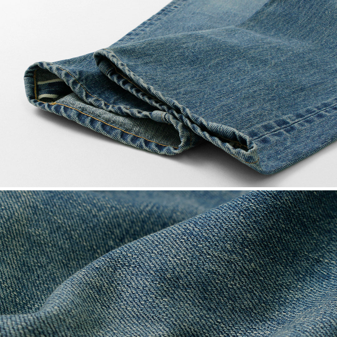 FOB FACTORY / F160 Selvedge 66 Jeans de mezclilla con 5 bolsillos