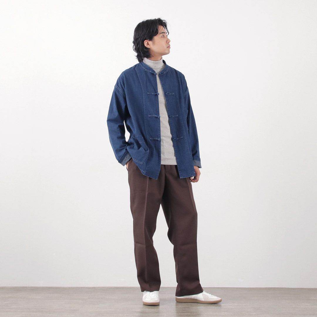 FOB工廠 / F2435牛仔布功夫夾克