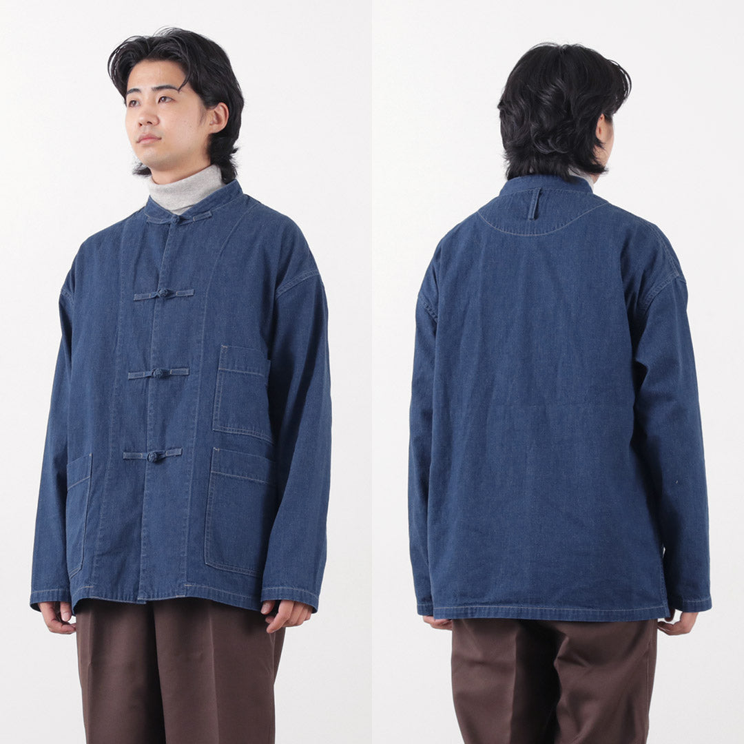 FOB工廠 / F2435牛仔布功夫夾克