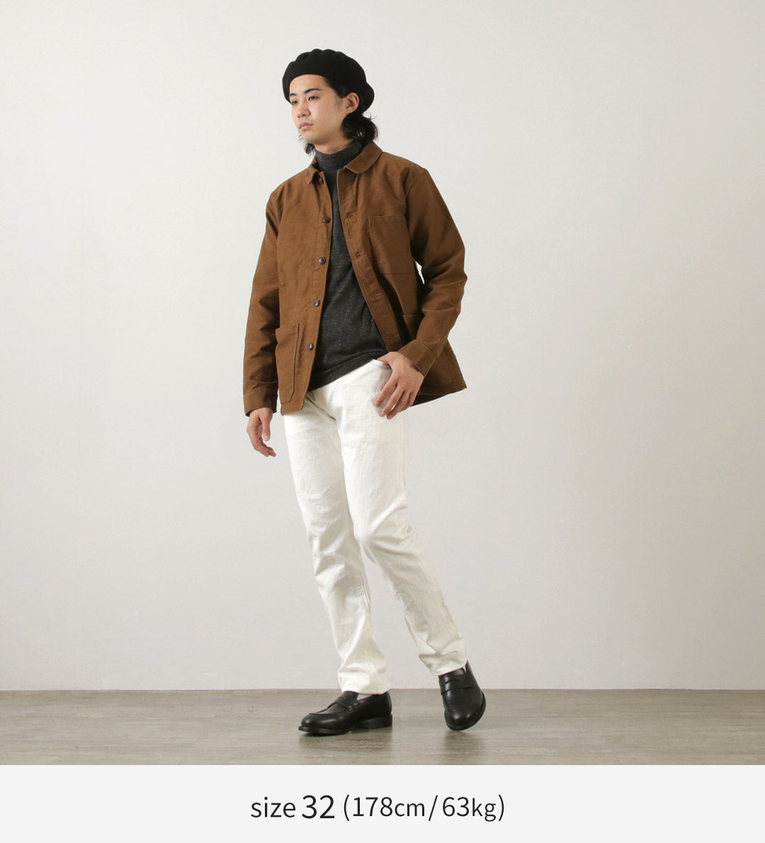 FOB FACTORY / F1153 60 Twill White Denim Pants