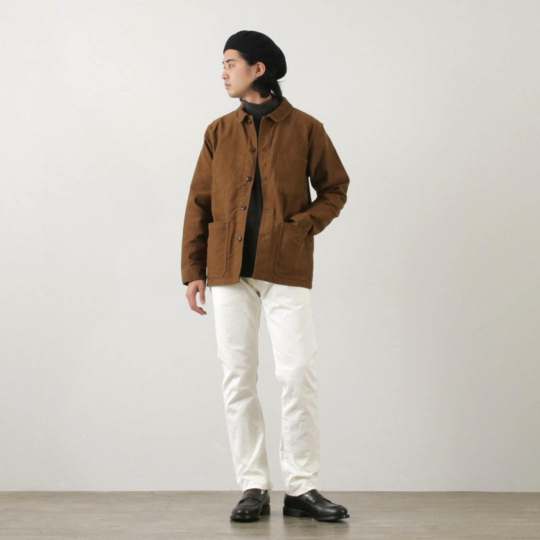 FOB FACTORY / F1153 60 Twill White Denim Pants