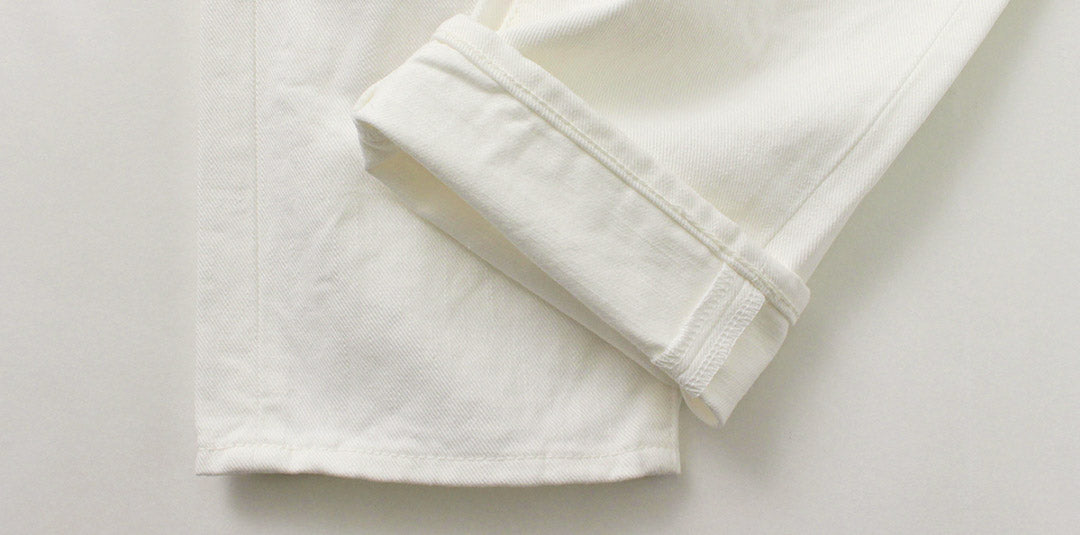 FOB FACTORY / F1153 60 Twill White Denim Pants