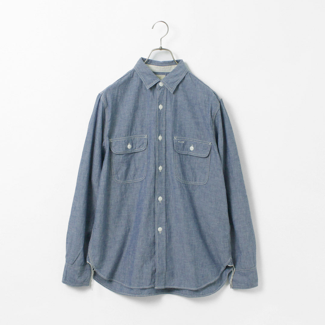 FOB FACTORY / F3494 青年布工作衬衫