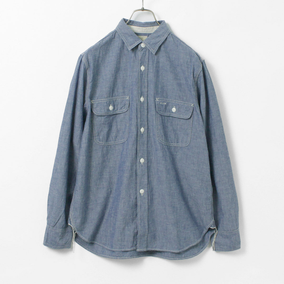 FOB FACTORY / F3494 Chambray Work Shirt
