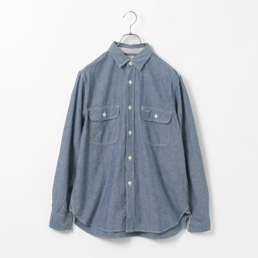 FOB FACTORY / F3494 Chambray Work Shirt