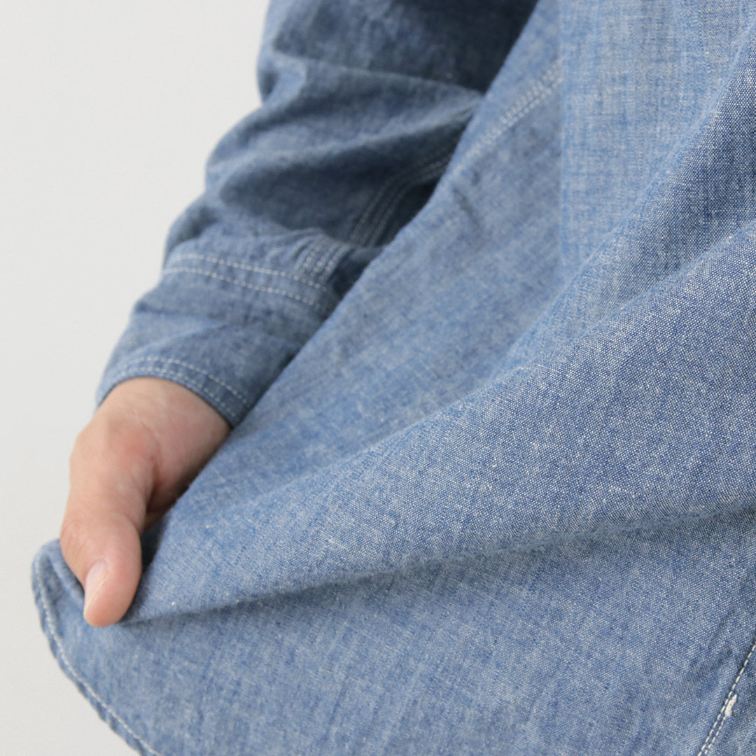 FOB FACTORY / F3494 Chambray Work Shirt