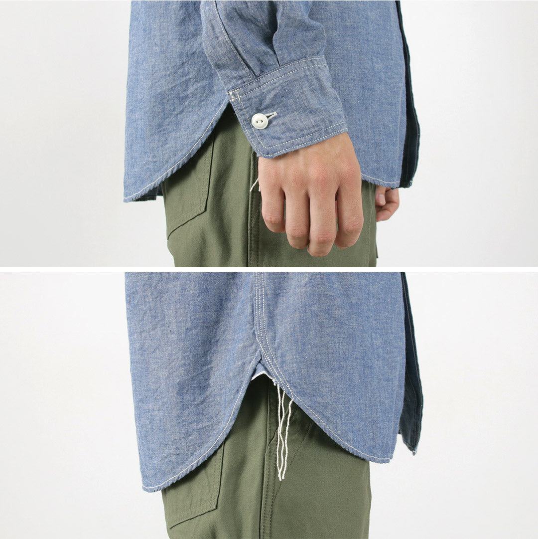 FOB FACTORY / F3494 Chambray Work Shirt
