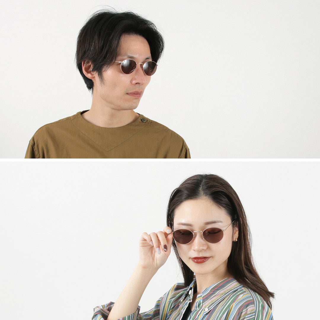 VERYNERD / Cyan Metal Frame Boston Matte Gold