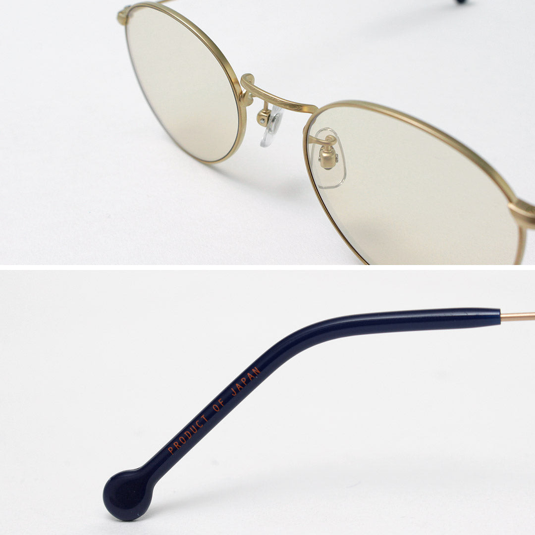 VERYNERD / Cyan Metal Frame Boston Matte Gold