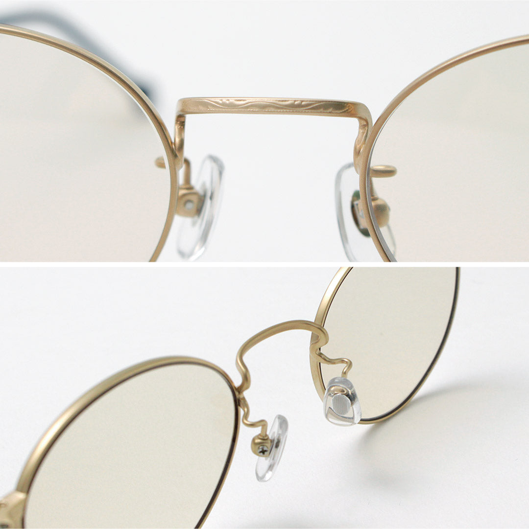 VERYNERD / Cyan Metal Frame Boston Matte Gold