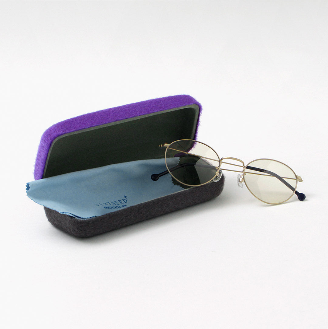 VERYNERD / Cyan Metal Frame Boston Matte Gold