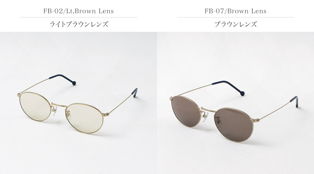 VERYNERD / Cyan Metal Frame Boston Matte Gold