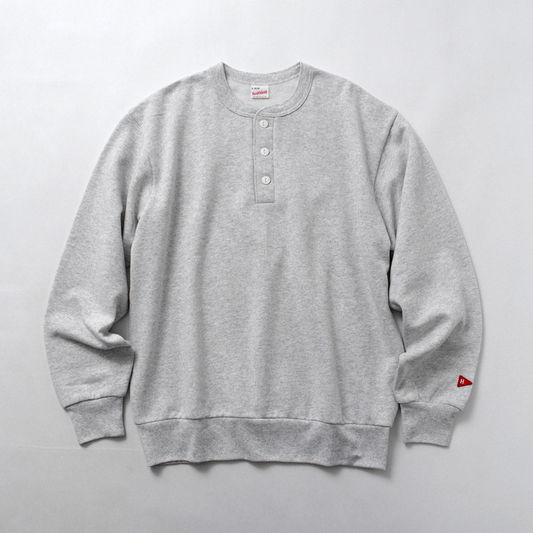 Health Knit /经典运动衫Henley Neck长袖
