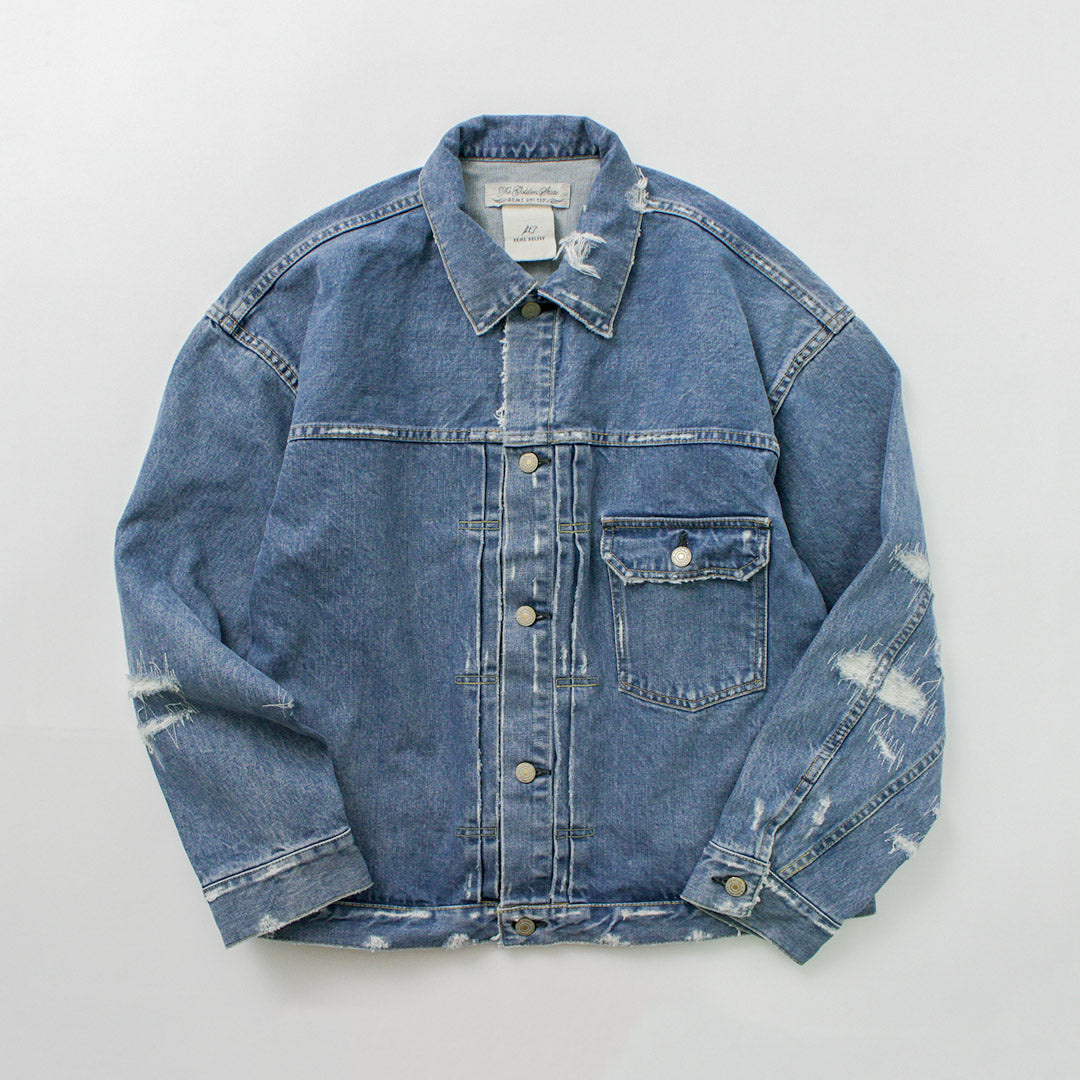 REMI浮雕 / 14盎司牛仔布1st JKT(修復)