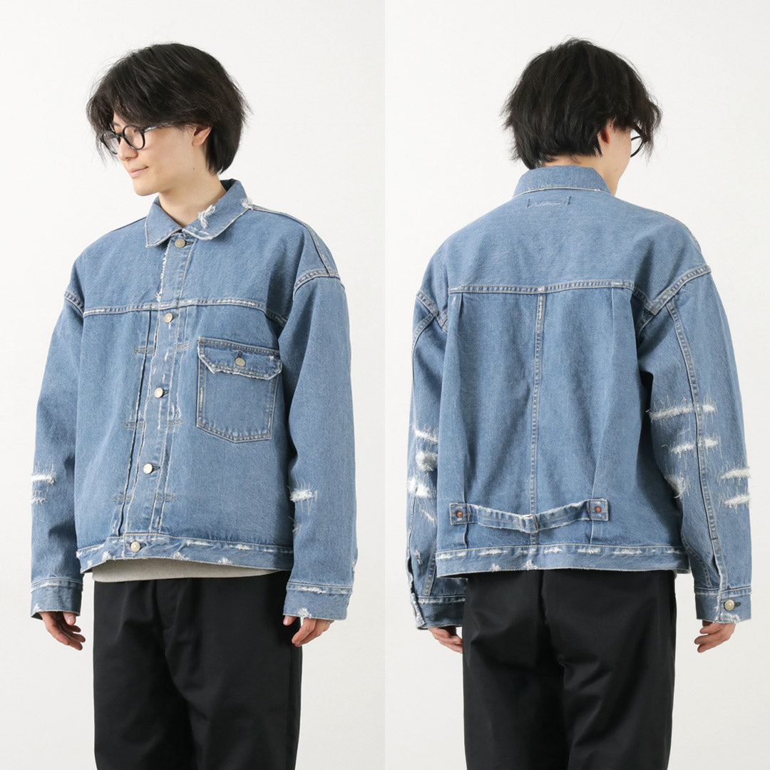 REMI浮雕 / 14盎司牛仔布1st JKT(修復)