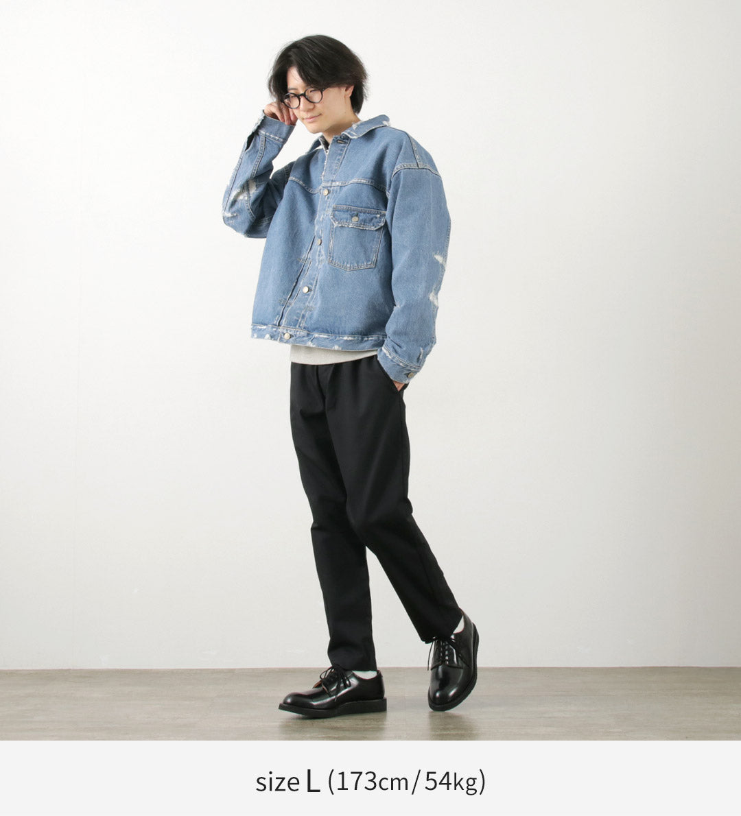 REMI浮雕 / 14盎司牛仔布1st JKT(修復)