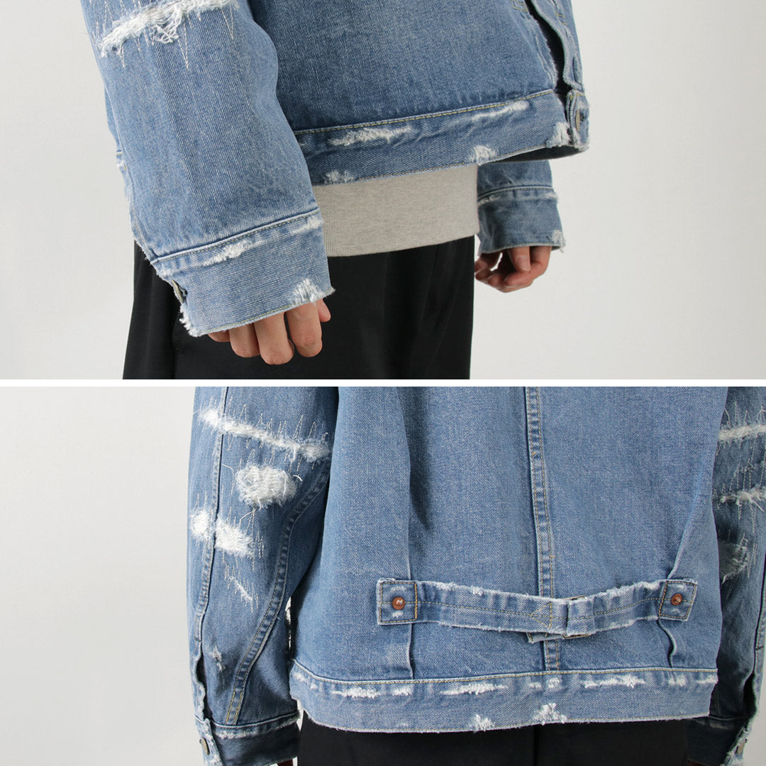 REMI浮雕 / 14盎司牛仔布1st JKT(修復)