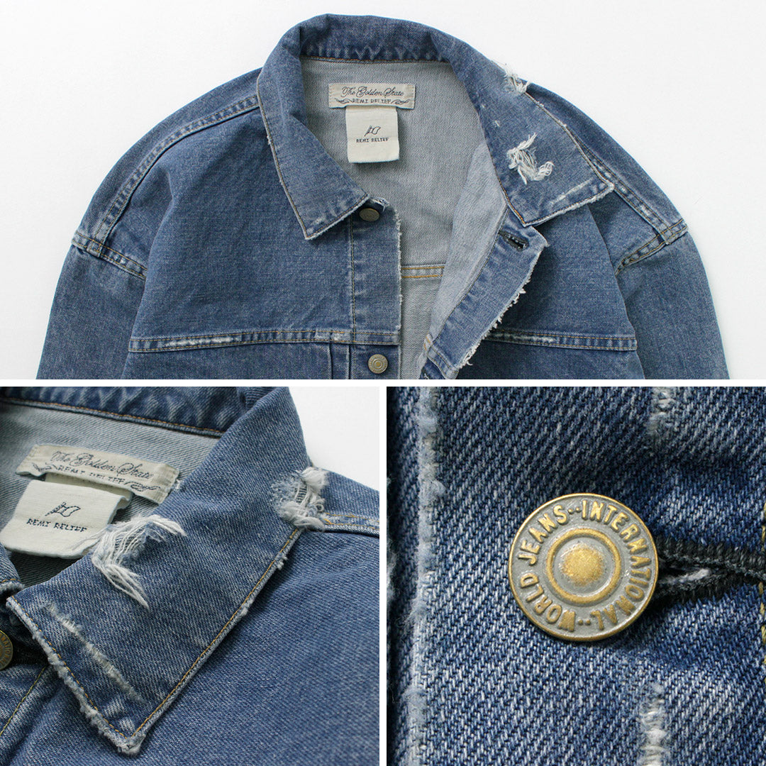 REMI浮雕 / 14盎司牛仔布1st JKT(修復)