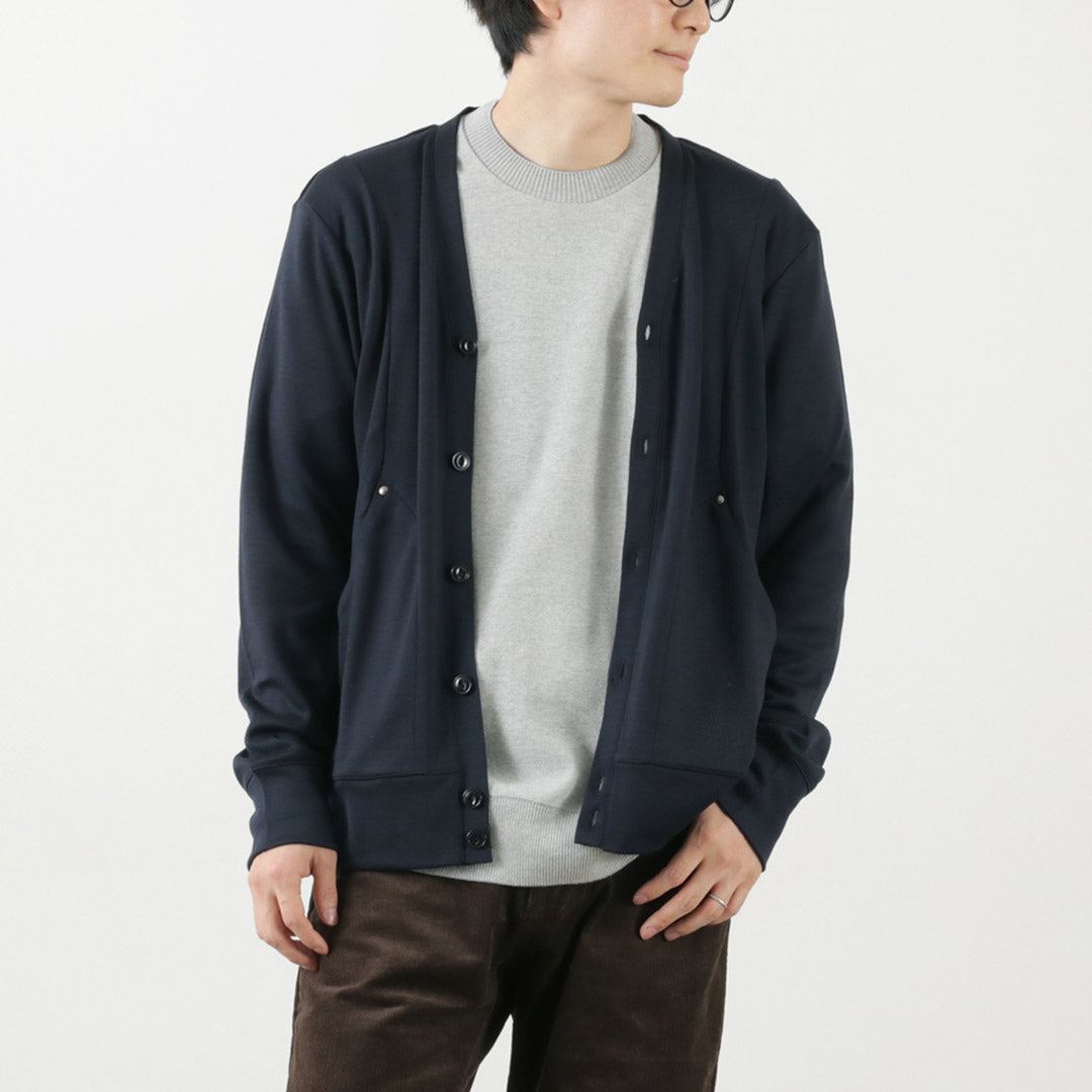 重新製作在東京日本 /禮服羊毛編織圓形開衫